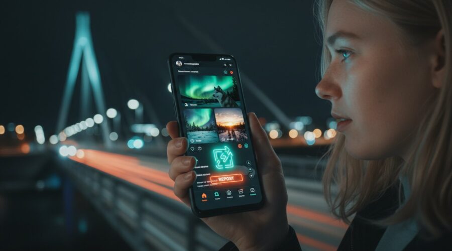 How to Repost Status Videos and Photos